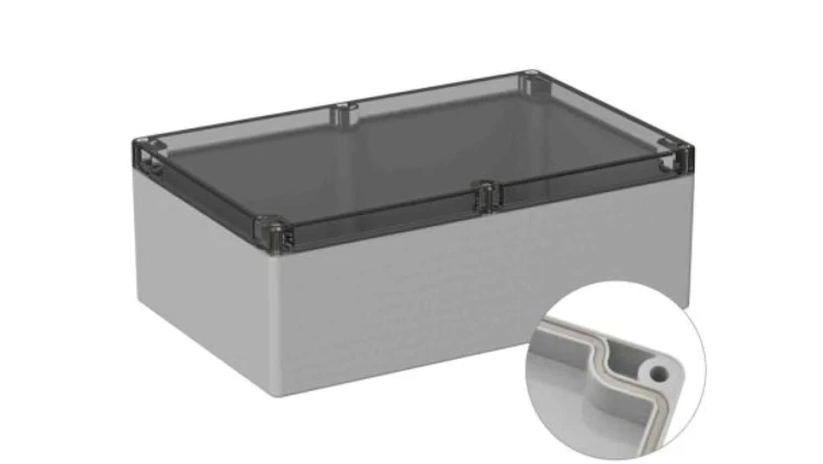 Obudowa ogólnego użytku ekranowana Szary IP66 Silikon, 160.3 x 240.3 x 90mm, RS PRO 5U2