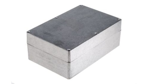 Obudowa ekranowana Srebrny IP65 Neopren, 222.5 x 145.8 x 82.2mm, RS PRO