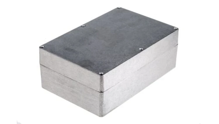 Obudowa ekranowana Srebrny IP65 Neopren, 222.5 x 145.8 x 82.2mm, RS PRO