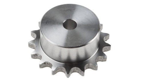 Koło łańcuchowe drabinkowe, 17 zębów, 08B-1, Pilot, śr otworu: 12mm, śr toczna: 69.11mm, Stal