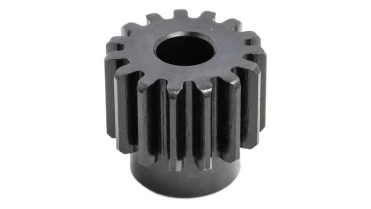 Koło zębate walcowe, moduł: 2, l.zębów: 15, śr. piasty: 24mm, śr. otworu: 12mm, Stal