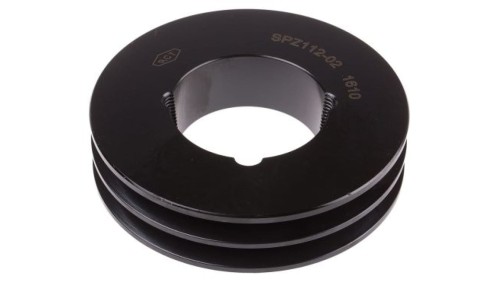 Krążek, śr. całkowita: 116mm, śr. otworu: 42mm, l. rowków: 2, Żeliwo, stal