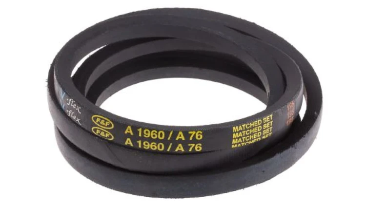 Pas napędowy, profil A, materiał: PET, guma, 13mm x 8mm x 1.93m, RS PRO