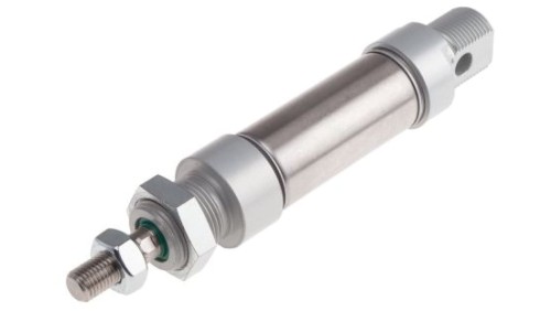 Siłownik dwustronnego działania ISO 6432 Ø 25mm, skok 25mm RS PRO