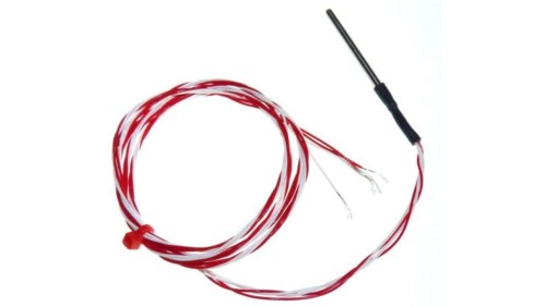 Termopara typ PT 1000, -50C do +200C 125mm kabel 1m, Stal nierdzewna 316