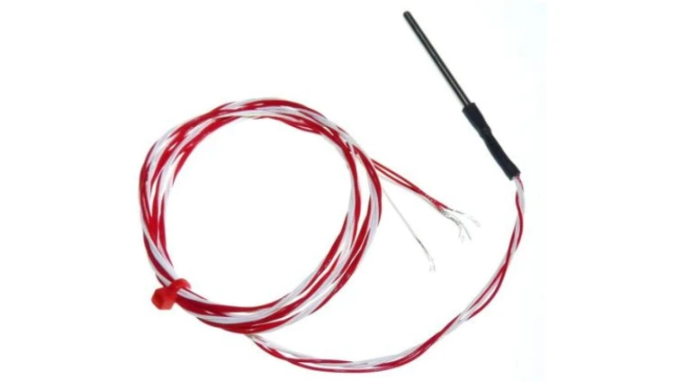 Termopara typ PT 1000, -50C do +200C 125mm kabel 1m, Stal nierdzewna 316