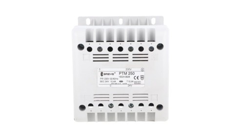 Transformator 1-fazowy bezpieczeństwa PTM 250 230/ 24V 10,4A, na szynę DIN, IP21, Ta 40, 16024-9928