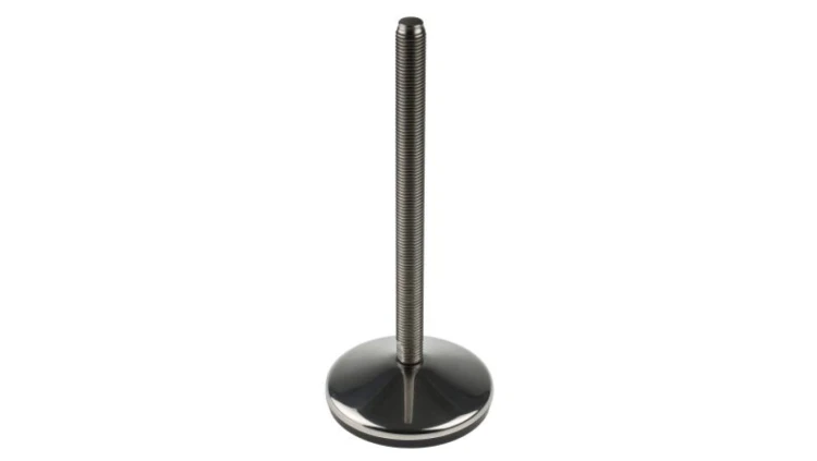 Regulowane nóżki, Ø 100mm, M16, 242mm, 1500kg 80Shore A, RS PRO