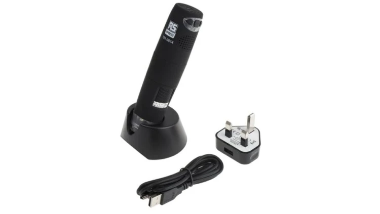 Mikroskop Wi-Fi MICFIUVWP, P: 5 → 200X, 1280 x 1024 piksele, RS PRO
