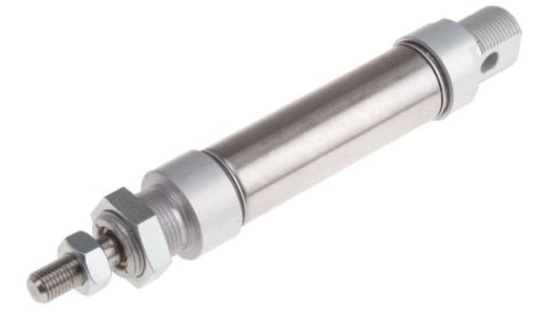 Siłownik jednostronnego działania ISO 6432 Ø 25mm, skok 50mm RS PRO