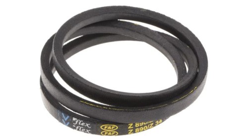Pas napędowy, profil Z, materiał: PET, guma, 10mm x 6mm x 890mm, RS PRO