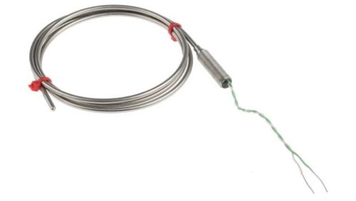Termopara typ K do +1100C 1m kabel 100mm, Stal nierdzewna 316 IEC