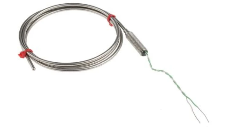 Termopara typ K do +1100C 1m kabel 100mm, Stal nierdzewna 316 IEC