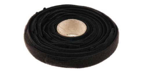 Opaska kablowa z rzepem Czarny, 305mm 12 mm RS PRO Opaska kablowa
