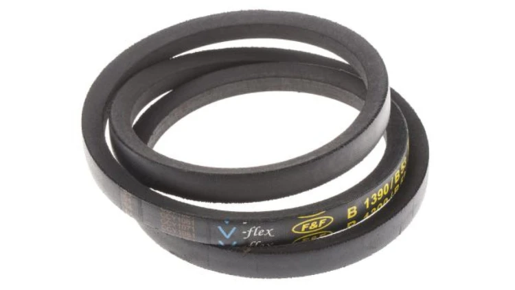 Pas napędowy, profil B, materiał: PET, guma, 17mm x 11mm x 1.35m, RS PRO
