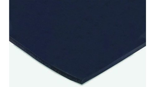Arkusz gumy, Czarny, 600mm x 600mm x 3mm, RS PRO