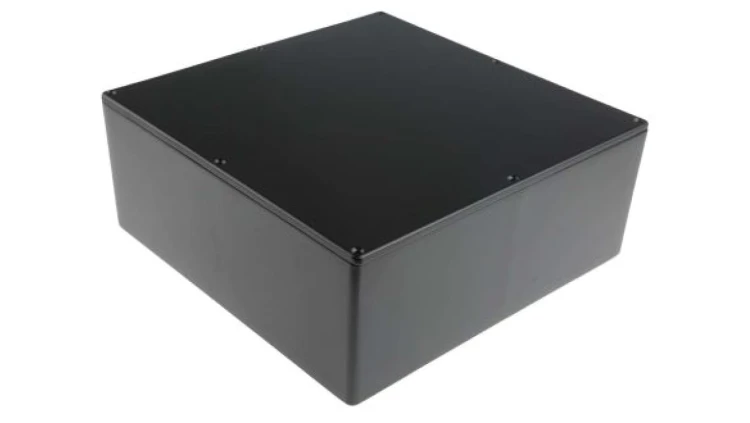 Obudowa ekranowana Czarny IP66 Neopren, 250 x 250 x 100mm, RS PRO