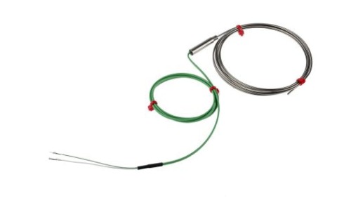 Termopara typ K do +1100C 2m kabel 1m, Stal nierdzewna IEC