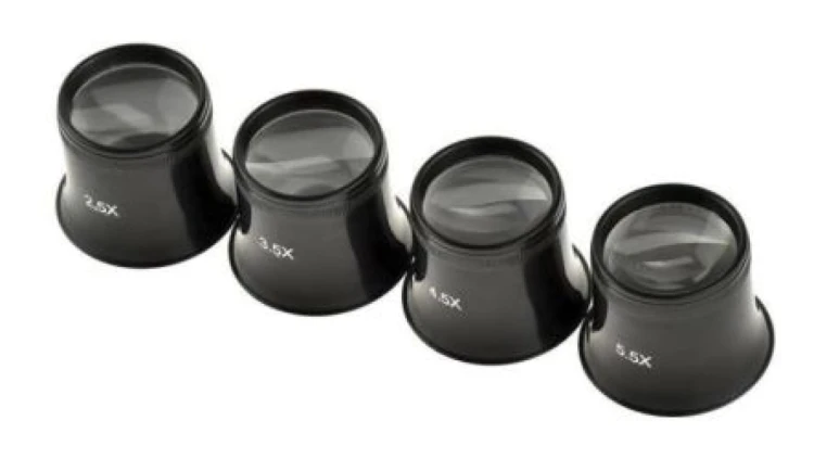 Szkło powiększające, powiększenie: 2.5X, śr.: 25.4mm