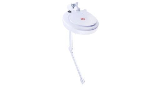 Lampa z lupą, 3dioptrii, 125mm, Montaż zaciskowy na stole, LED, 14.5W