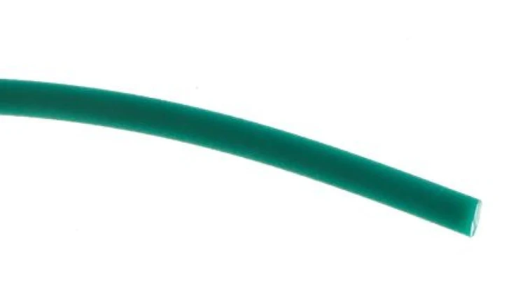 Zaokrąglony pas poliuretanowy, Zielony, śr.: 5mm, dł. 30m, obc.: 5.3kg