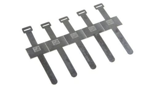 Spinka do kabli Zacisk z blokadą, 19.3mm, materiał: Aluminium, Samoprzylepny, 89 x 25.4 x 8mm, RS PRO