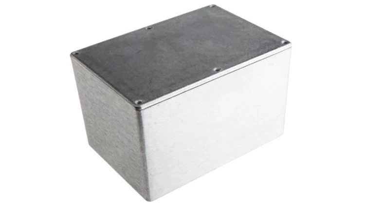 Obudowa ekranowana Srebrny IP66 Neopren, 171.9 x 120.9 x 106mm, RS PRO