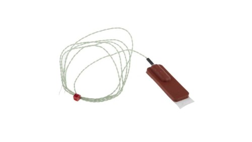 Termopara typ K do +150C 40mm kabel 1m, Powłoka z folii aluminiowej, guma silikonowa IEC