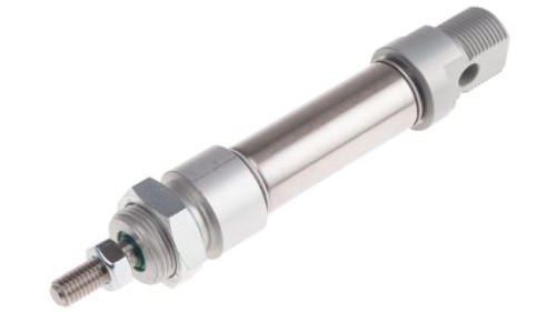 Siłownik dwustronnego działania ISO 6432 Ø 20mm, skok 25mm RS PRO