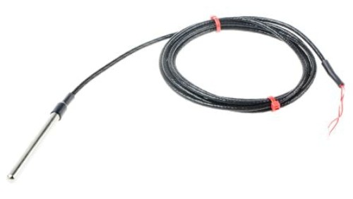 Termopara typ PT 100, -50C do +250C 75mm kabel 2m, Stal nierdzewna
