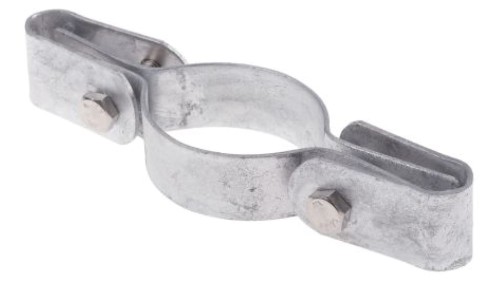 Cast Iron Rura okrągła Zacisk panelu, 48.3mm OD RS PRO