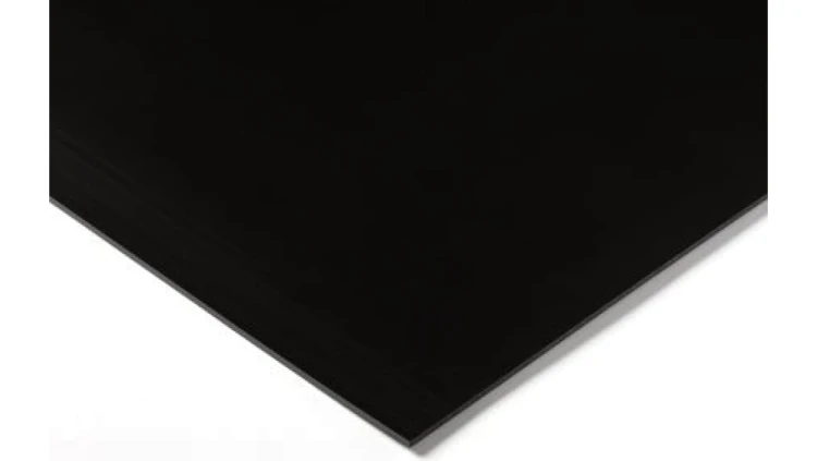 Arkusz tworzywa sztucznego Czarny, 1000mm x 500mm x 15mm