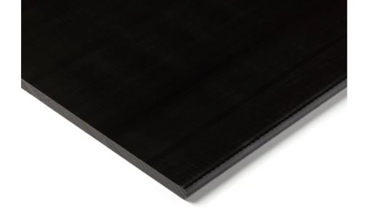 Arkusz tworzywa sztucznego Czarny, 500mm x 300mm x 16mm