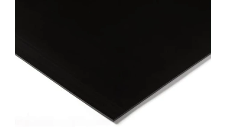 Arkusz tworzywa sztucznego Czarny, 1000mm x 500mm x 3mm