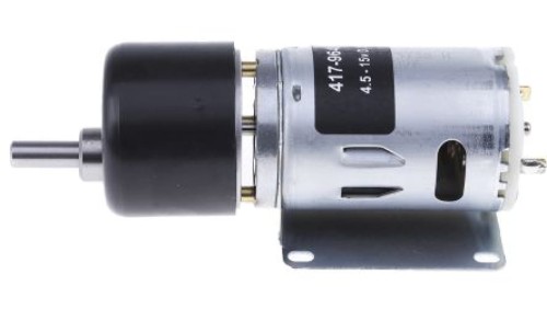 Motoreduktor DC, 2,8 A, 19,8 W, 4.8 obr./min, 59 Ncm, RS PRO