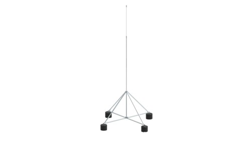 Maszt izolowany na czworonogu do zwodów poziomych wysokich 3m aluminium 65.3 AL IZ 3P CZ 65333009