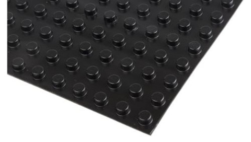 Nóżki antywibracyjne, 9.5mm, Okrągła