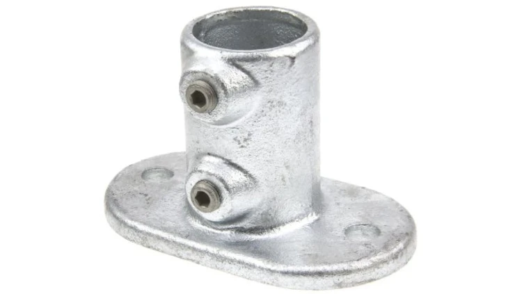 Kołnierz podstawy, Cast Iron, Kołnierz podstawy, 42mm, Rura okrągła, Typ 2