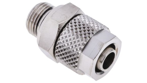 Adapter gwintowany prosty gwint – rura, 15 barów