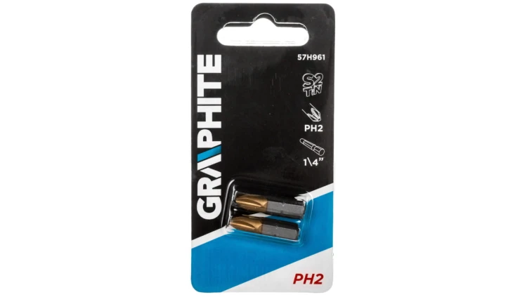 Końcówki wkrętakowe PH2 x 25 mm, 2 szt. /5kpl./