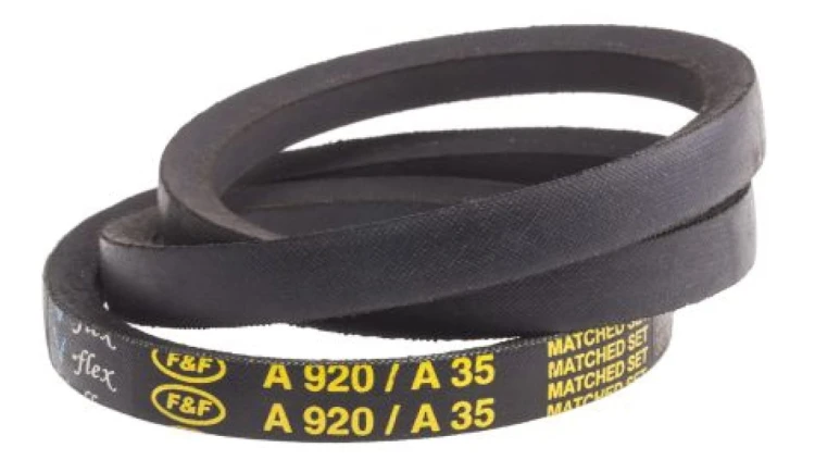 Pas napędowy, profil A, materiał: PET, guma, 13mm x 8mm x 889mm, RS PRO