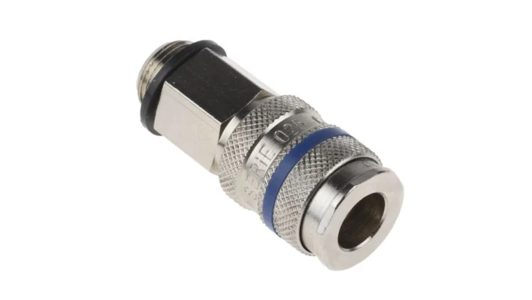 Szybkozłączka pneumatyczna, materiał Mosiądz, stal, złącze G 3/8 męskie, RS PRO CEJN 320, JWL 520, JWL 530, Parker PEF,
