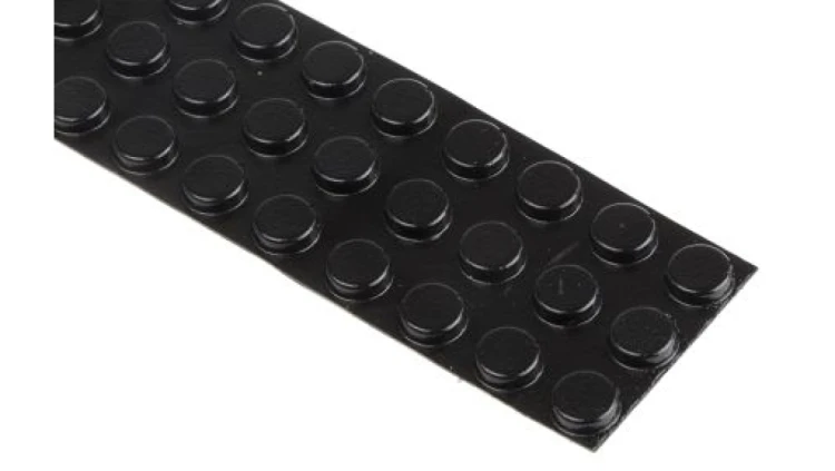 Nóżki antywibracyjne, 9.5mm, Okrągła
