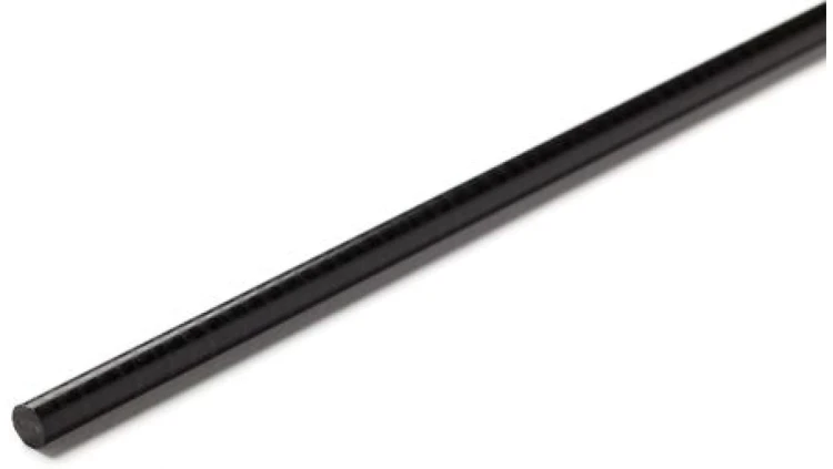 Pręt acetalowy, Ø 36mm x 1m, kolor: Czarny