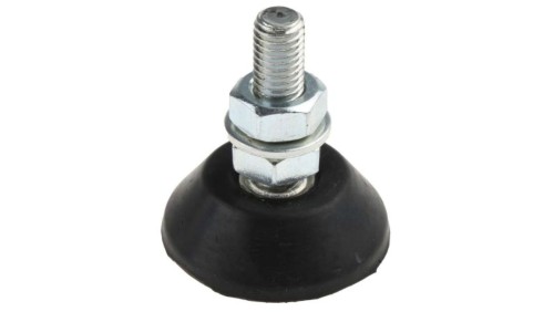 Mocowanie antywibracyjne, M10, Ø 46mm, H 15mm, 25-200, materiał: Guma naturalna 55 Shore A, RS PRO