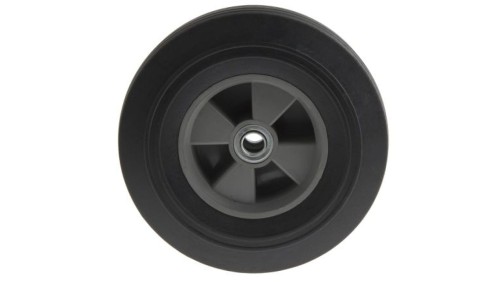 Kółko do wózka, Lite, Guma, Czarny, obc.: 600kg, śred.: 255mm, szer.: 60mm