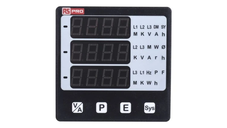 Cyfrowy miernik panelowy wielofunkcyjny, 0.5 (Lag Power Factor), 0.5 (Lead Power Factor), 1 (Normal Power Factor), 1