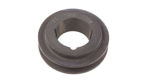 Krążek, śr. całkowita: 75mm, śr. otworu: 28mm, l. rowków: 1, Żeliwo, stal