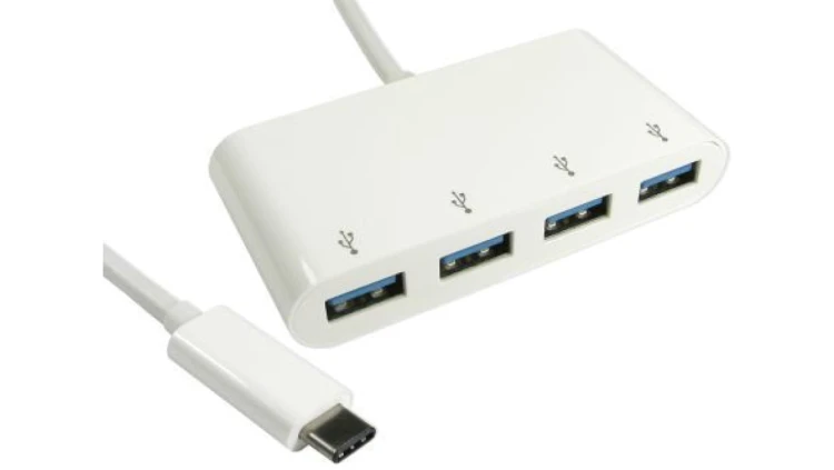 Hub USB USB 3.1 4 USB USB C, RS PRO