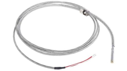 Termopara typ PT 100, -50C do +250C 35mm kabel 2m, Stal nierdzewna